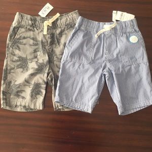 2 pairs Boys NWT shorts Carters & Childrens Place